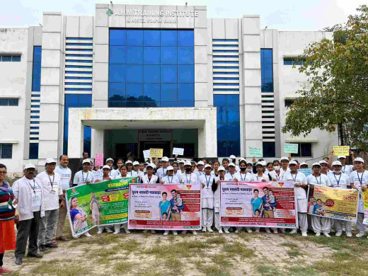 सोनपुर मेला में परिवार नियोजन को लेकर निकाली गई जागरूकता रैली